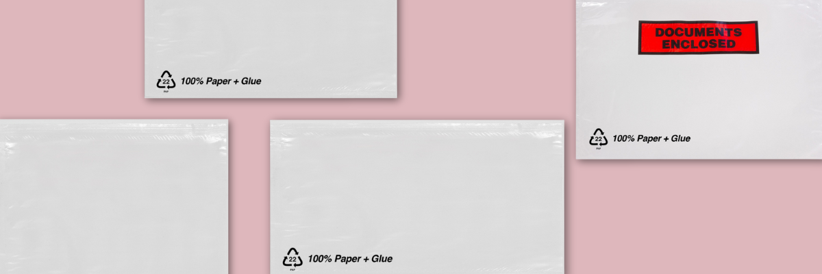 Pochettes adhésives porte-documents