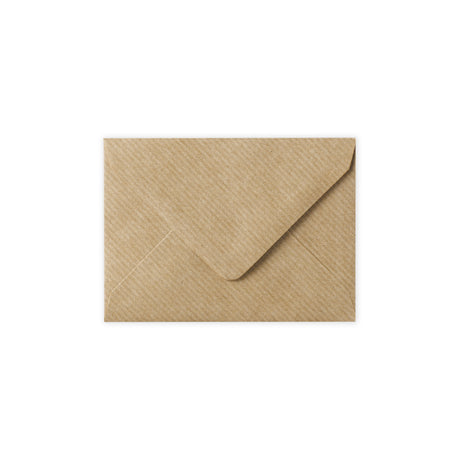 Enveloppe kraft striée 82x113 mm (C7)