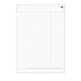 Enveloppes blanches en carton rigide