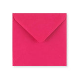Enveloppe rose fuchsia 130x130 mm