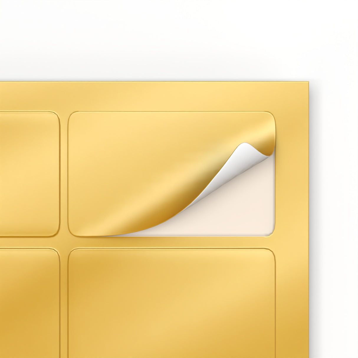 Étiquettes adhésives rectangulaires