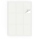 Étiquettes adhésives rectangulaires