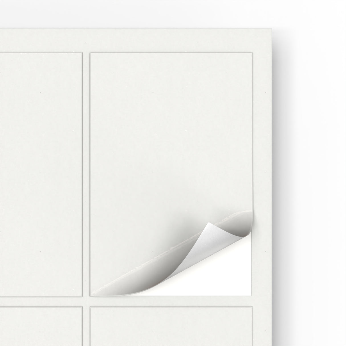 Étiquettes adhésives rectangulaires