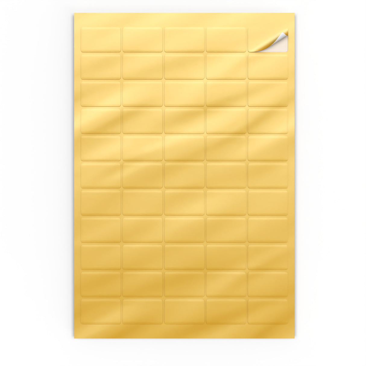 Étiquettes adhésives rectangulaires