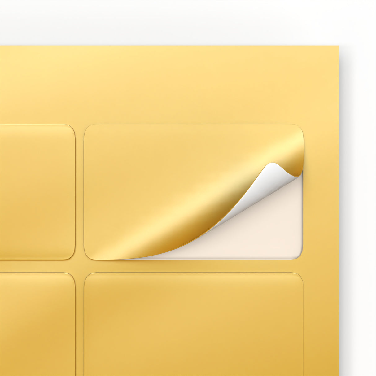 Étiquettes adhésives rectangulaires