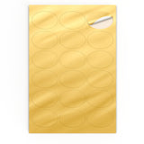 Étiquettes adhésives ovales