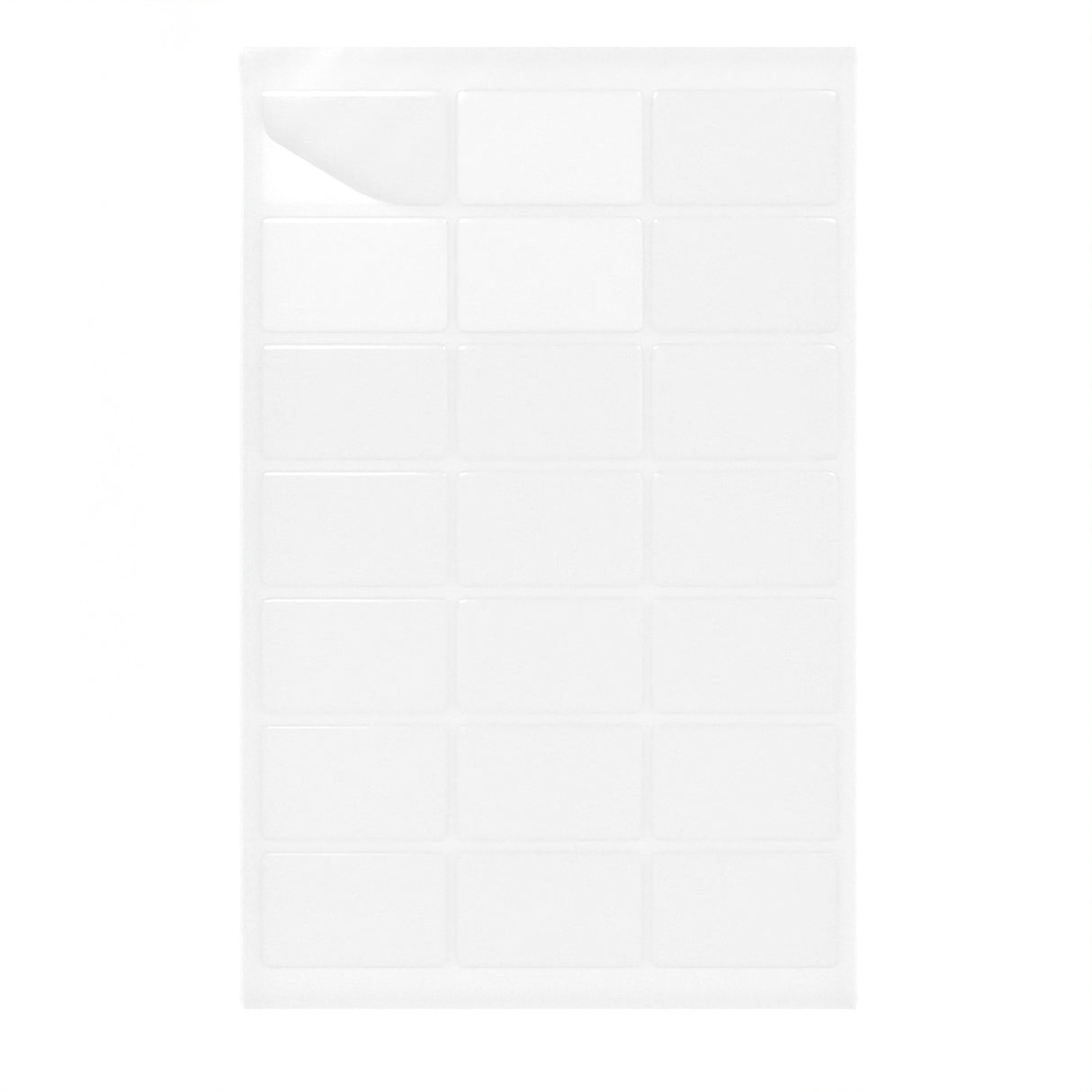 Étiquettes adhésives rectangulaires