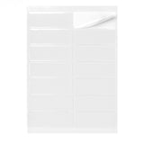 Étiquettes adhésives rectangulaires