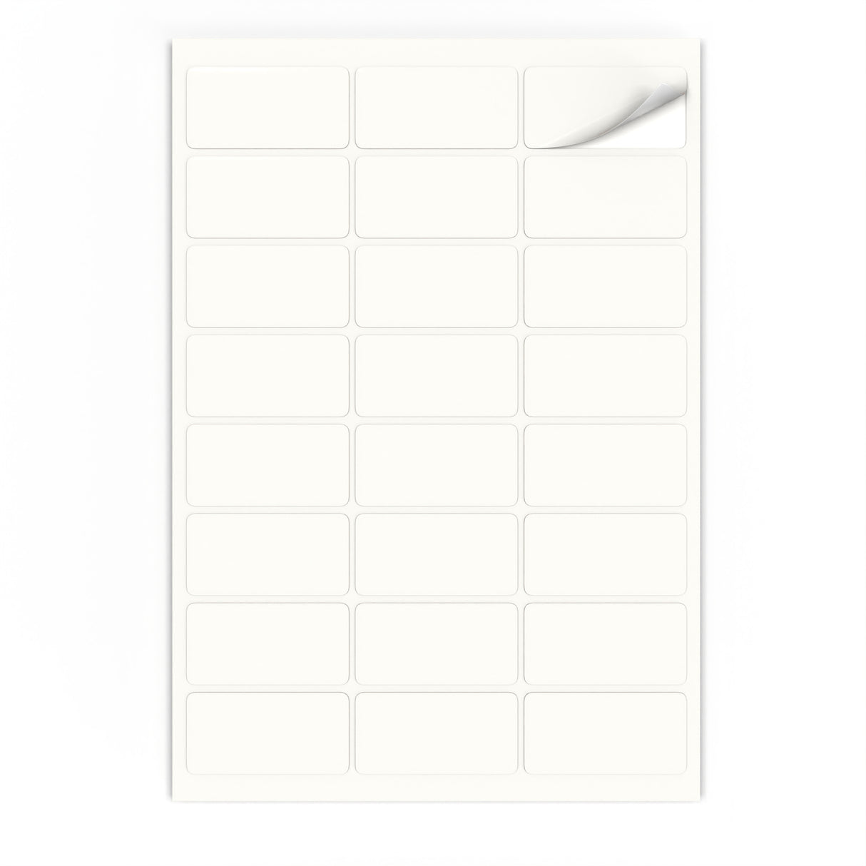 Étiquettes adhésives rectangulaires