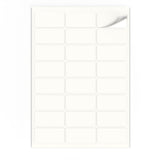 Étiquettes adhésives rectangulaires