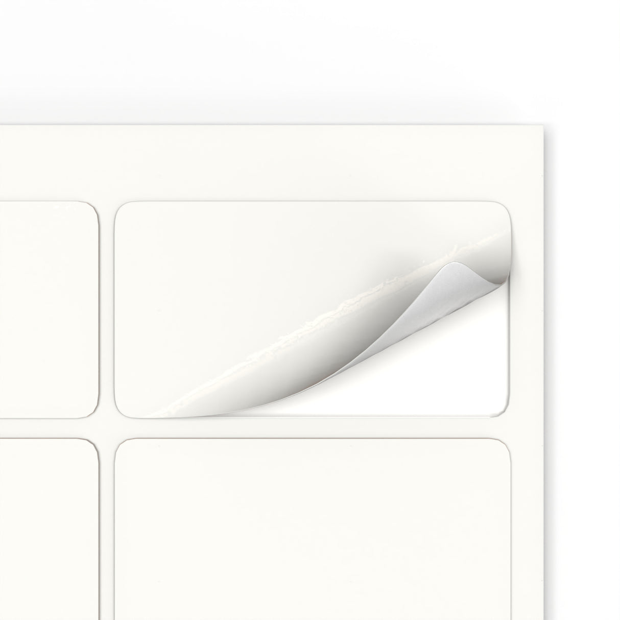 Étiquettes adhésives rectangulaires