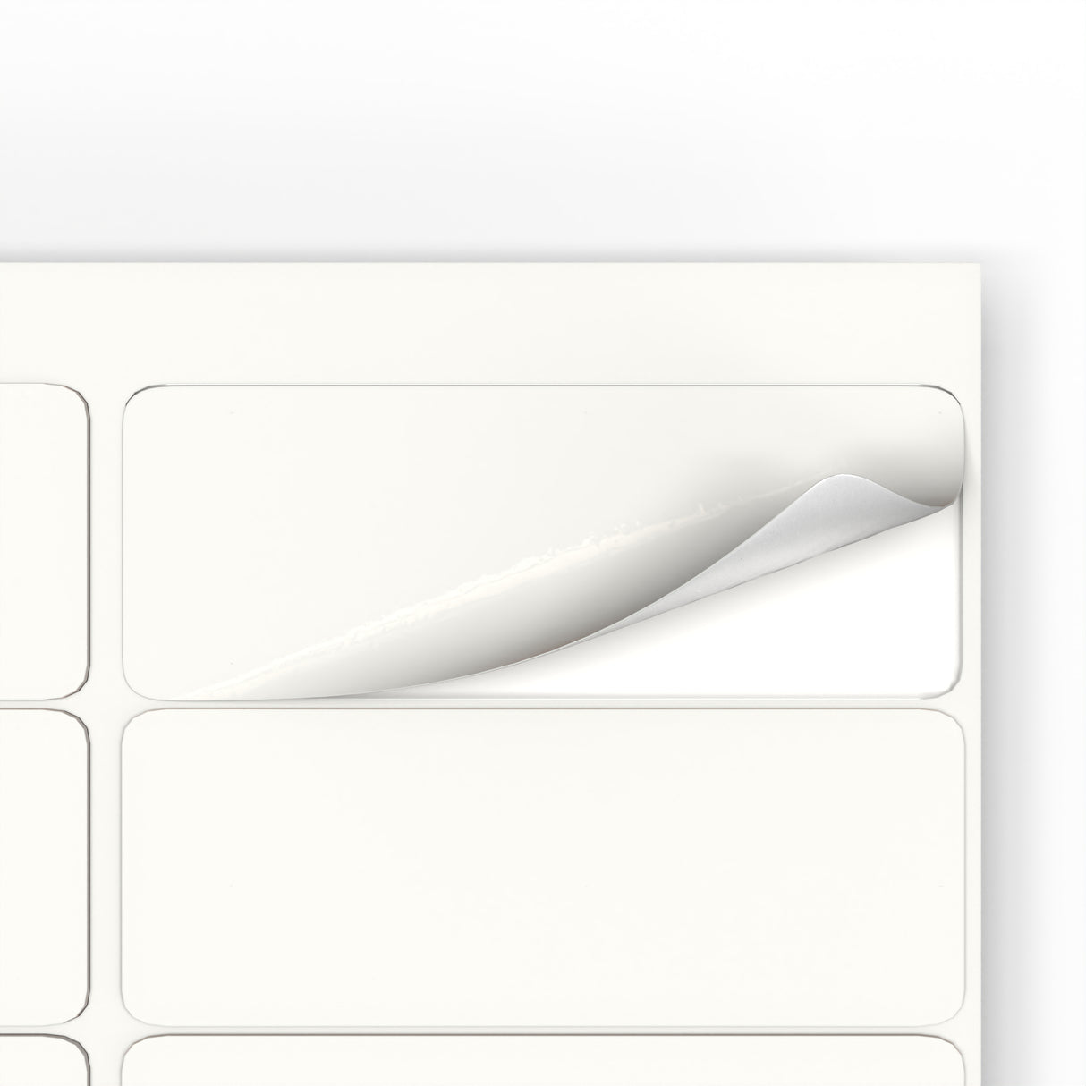 Étiquettes adhésives rectangulaires