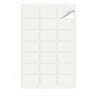 Étiquettes adhésives rectangulaires