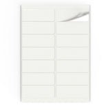 Étiquettes adhésives rectangulaires