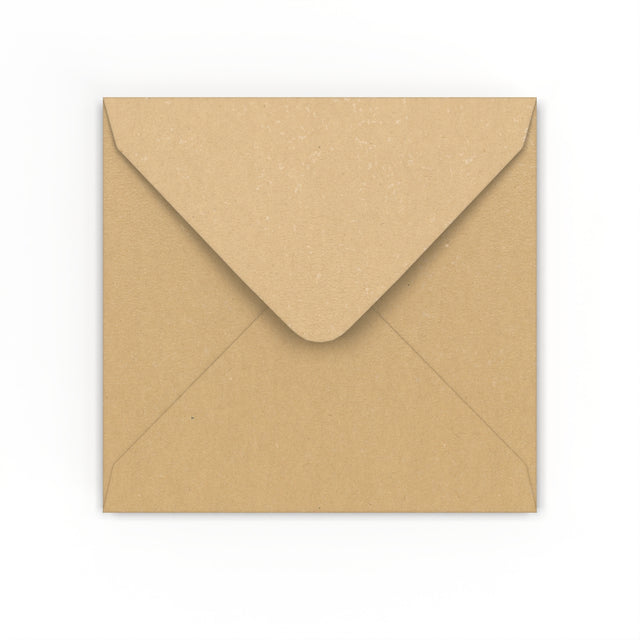Fleck Recycled Gummed V-Flap Envelope (130 x 130mm)