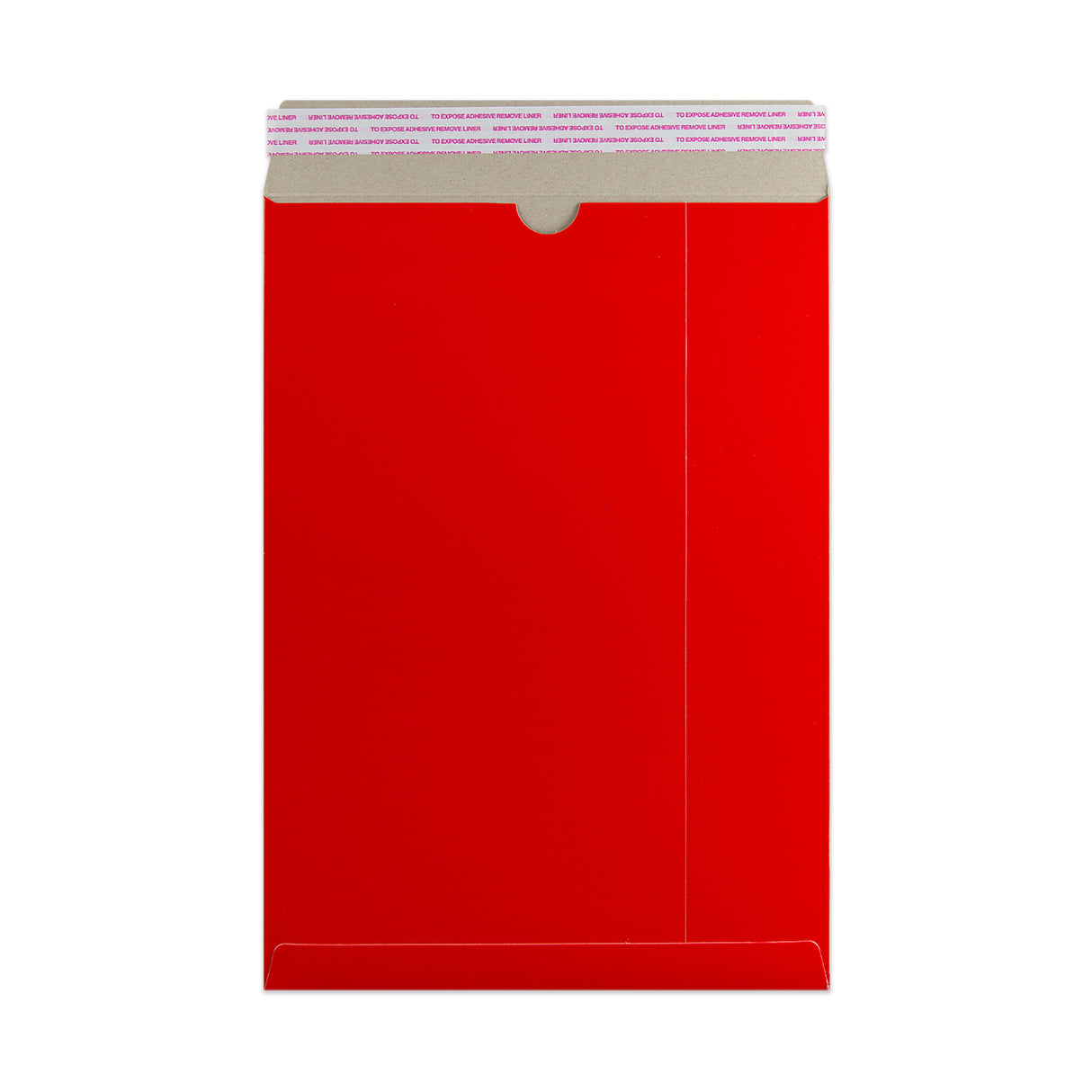 Enveloppe rouge en carton rigide 324X229 mm (C4)