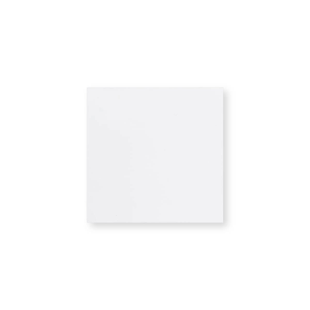 Enveloppe blanche - Rabat Droit 120x120 mm