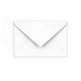 Enveloppe blanche - Rabat Pointu 127x190 mm