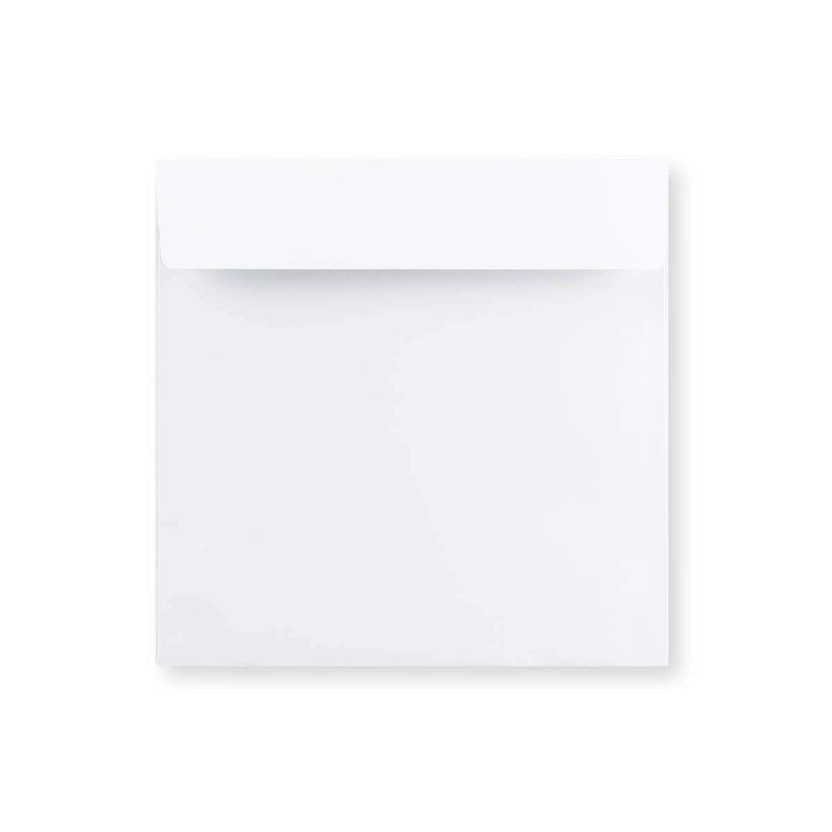 Enveloppe blanche - Rabat Droit 165x165 mm