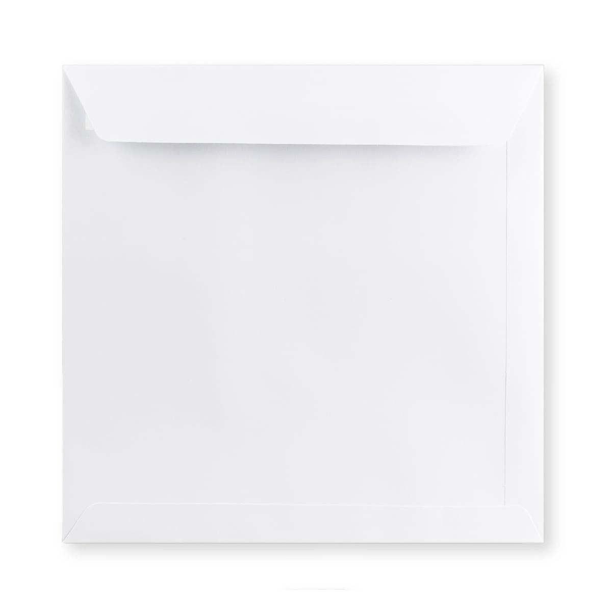 Enveloppe blanche - Rabat Droit 240x240 mm