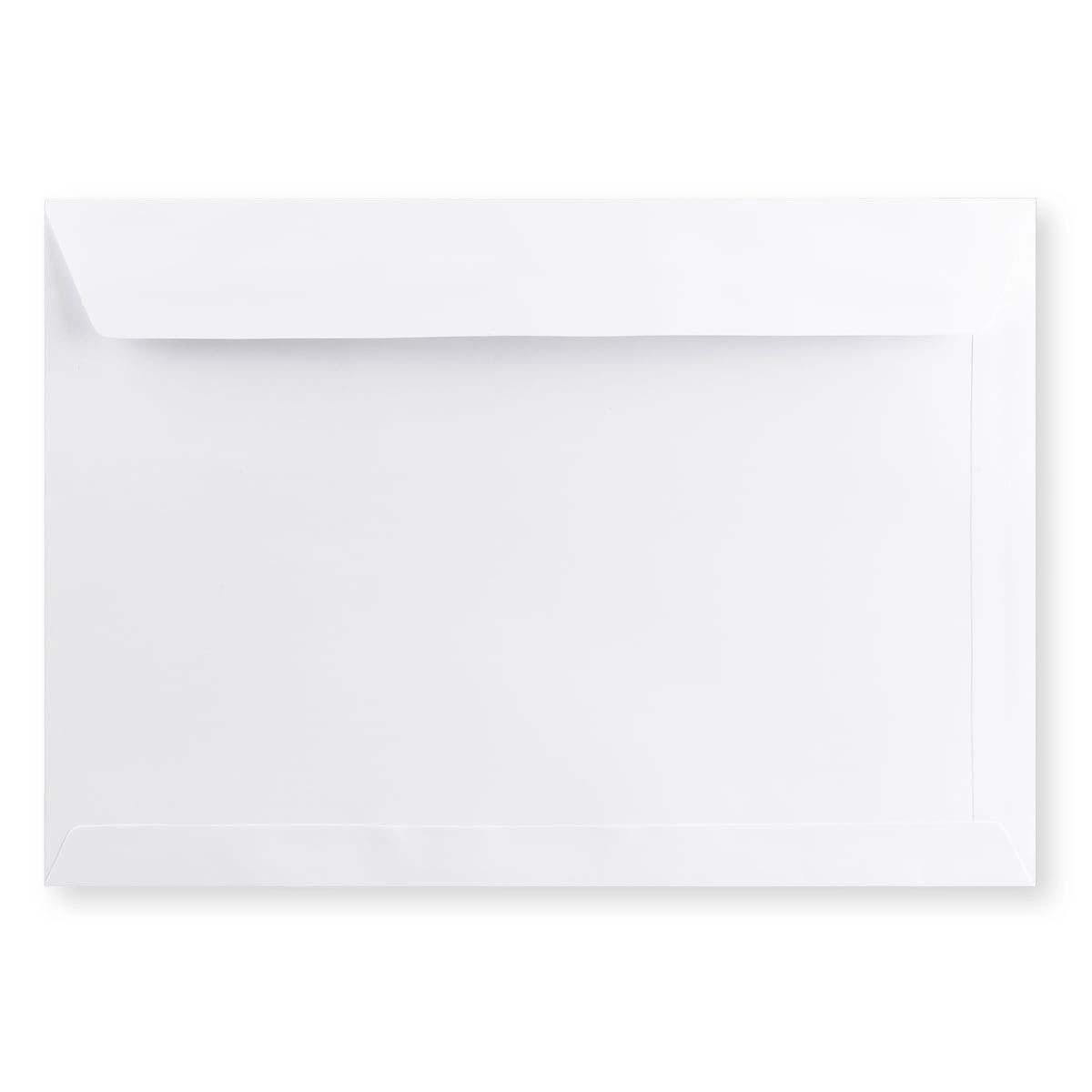Enveloppe blanche - Rabat Pointu 229x324 mm (C4)