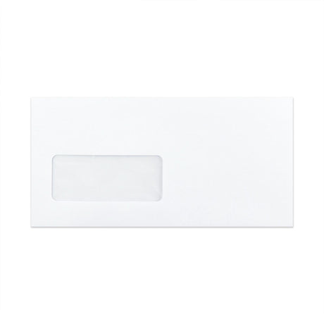 Enveloppe blanche - Rabat Droit - F 110x220 mm (DL)