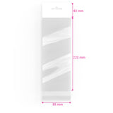 Sacs en cellophane avec en-tête (OPP)