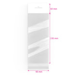 Sacs en cellophane avec en-tête (OPP)