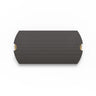 Corrugated Pillow Boxes Black 162 x 114 mm (C6)
