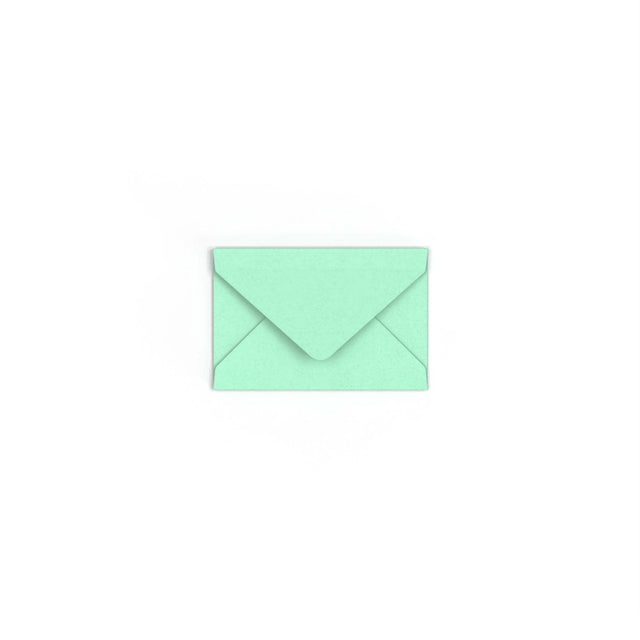 Jade Green British Made Gummed V-Flap Envelope (62 x 94mm)