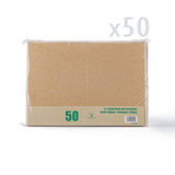 Cartes et enveloppes kraft - lot