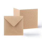 Cartes et enveloppes kraft - lot