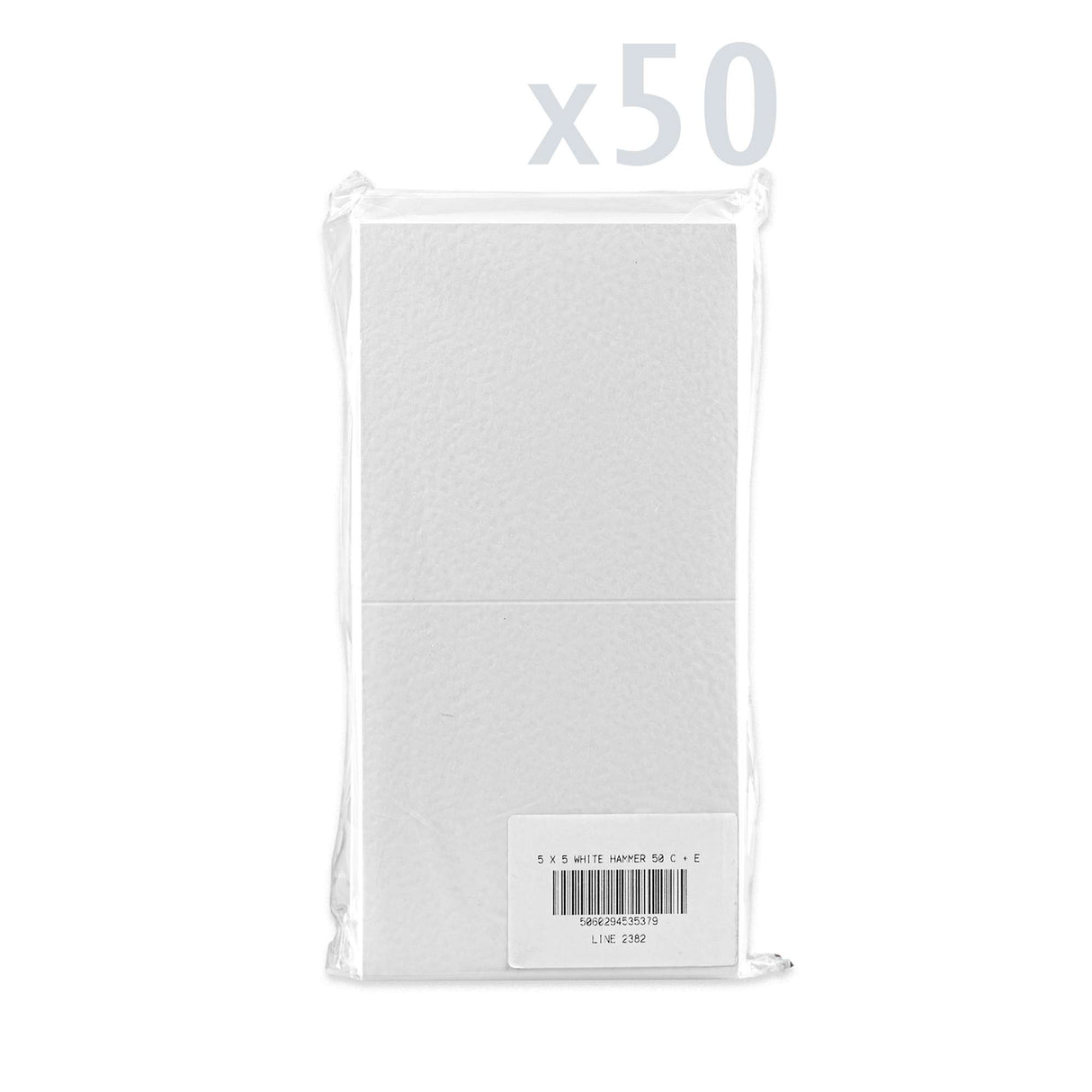 Cartes et enveloppes à texture martelée – lot