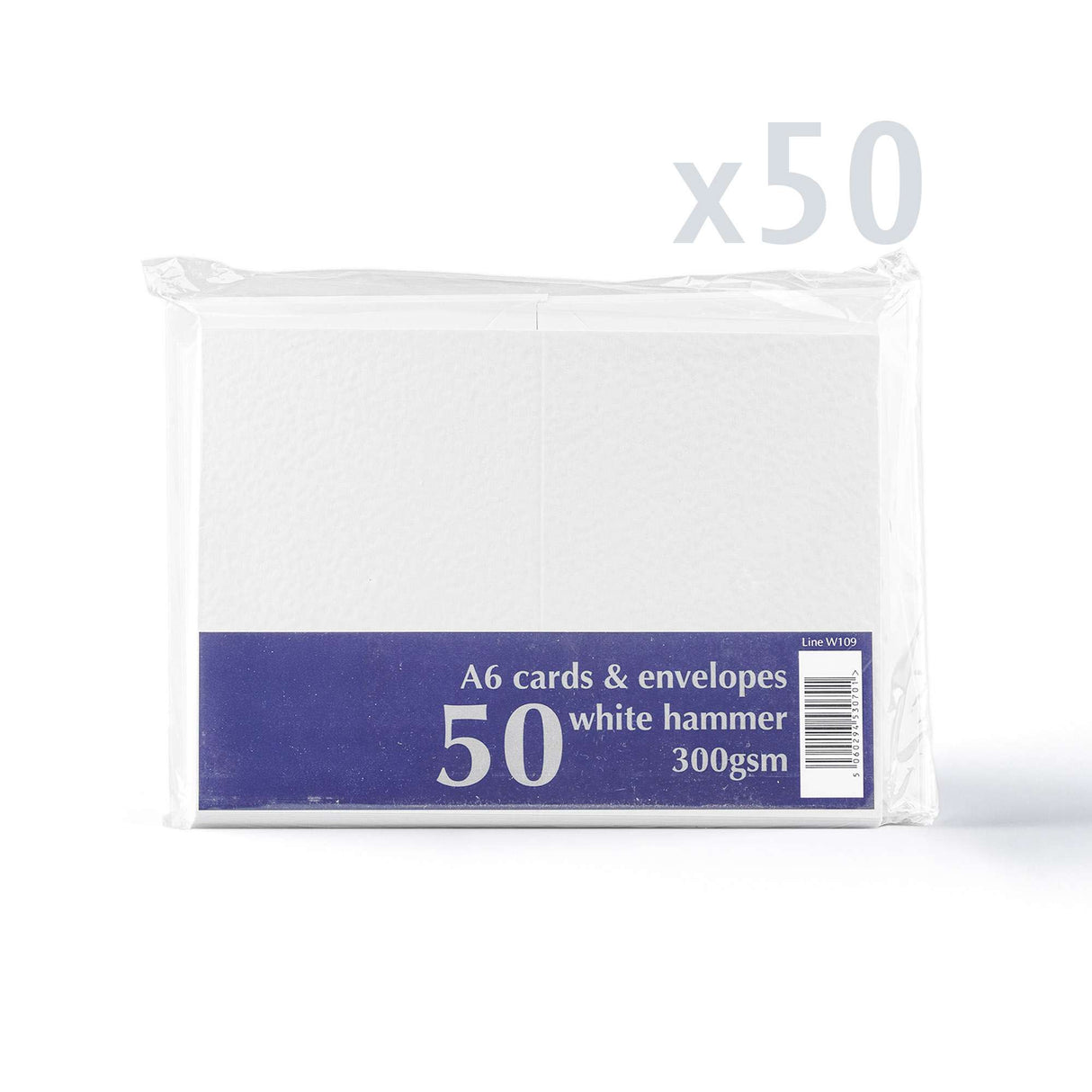Cartes et enveloppes à texture martelée – lot