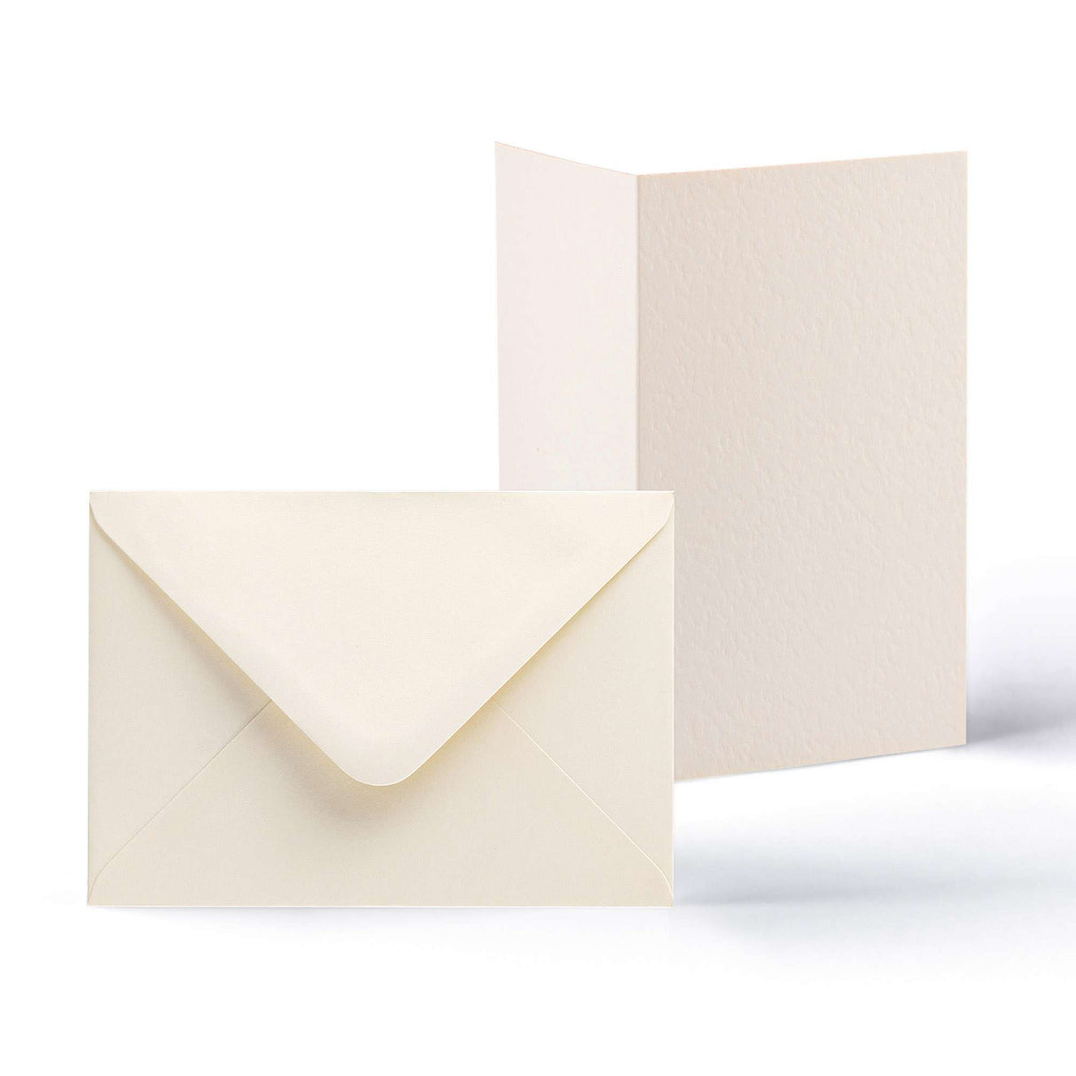 Cartes et enveloppes à texture martelée – lot