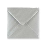 Enveloppe argent métalisée 130x130 mm
