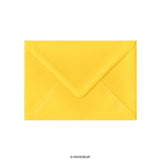 Enveloppe jaune 133x184 mm