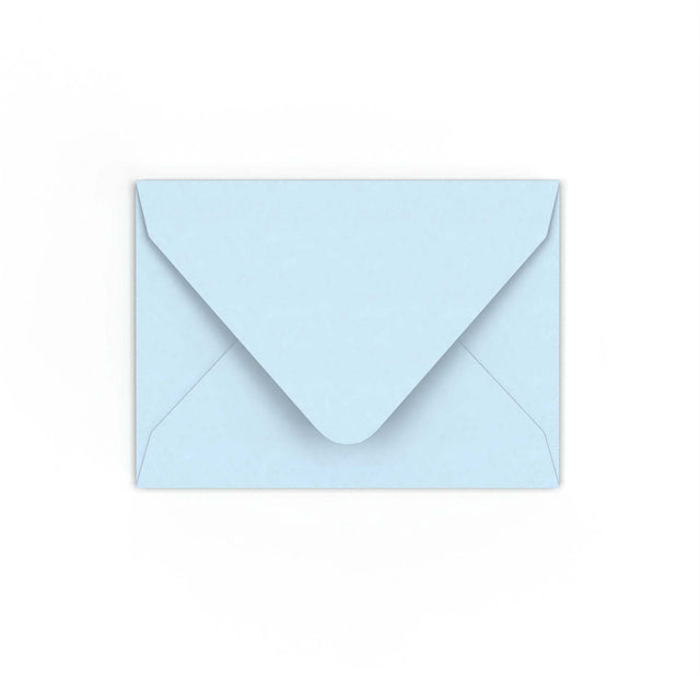 C7 Pale Blue Gummed V-Flap Envelope (82 x 113mm)