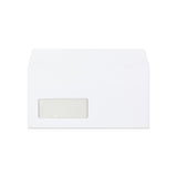 Enveloppe blanche 110x220 mm (DL)