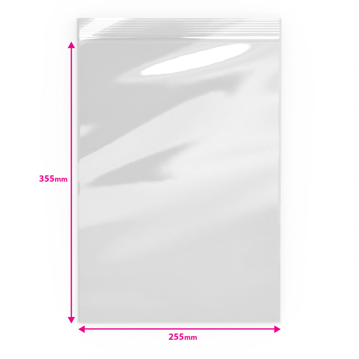 Sachets transparents Zip