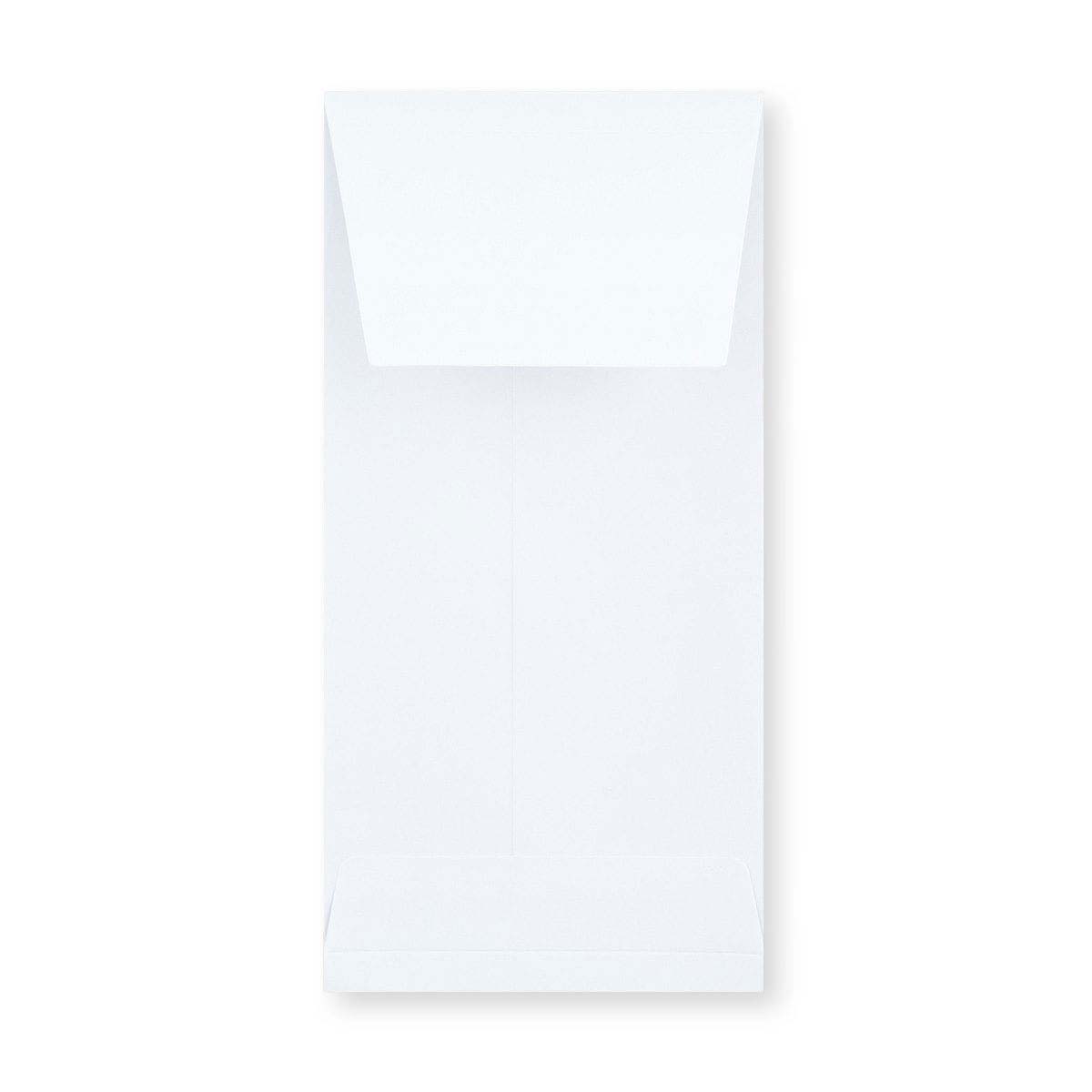 Enveloppe blanche à soufflet 220x110x25 mm (DL)