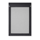 Enveloppe Noire avec Dos en Carton Rigide 324x229 mm (C4)