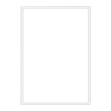 Étiquettes adhésives blanches et transparentes