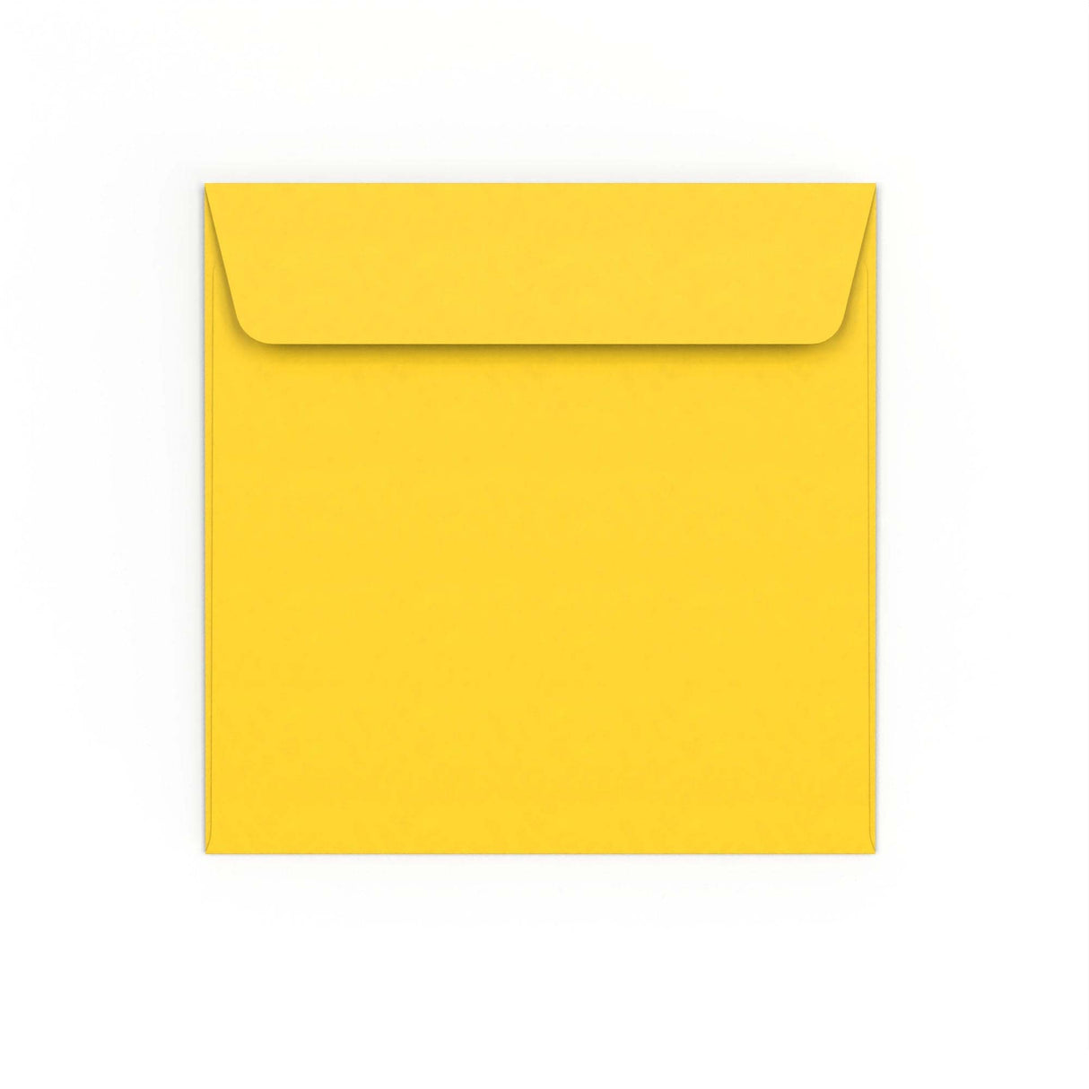 Enveloppe jaune vive 155x155 mm
