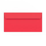 Enveloppe rouge éclatante 110x220 mm (DL)