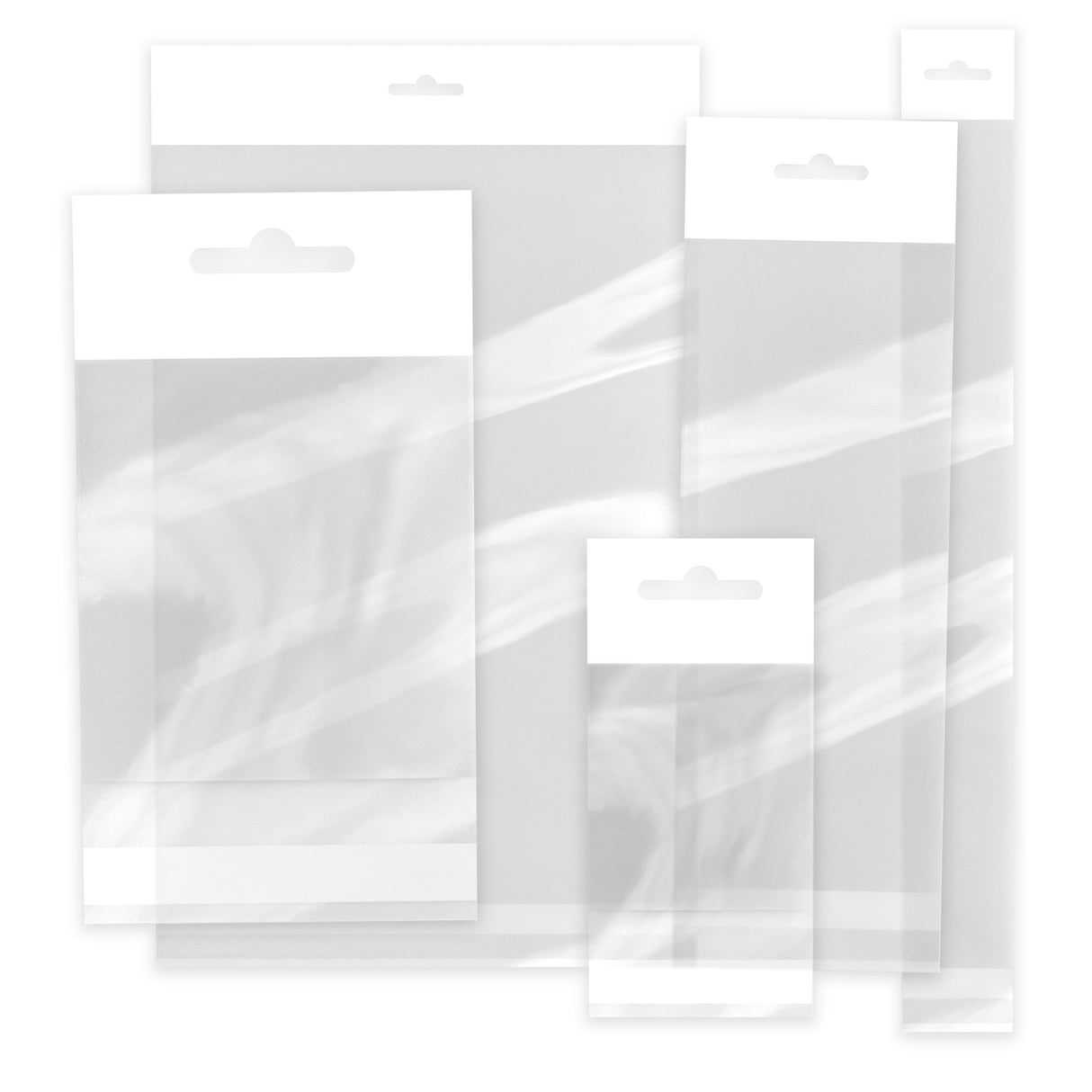 Sacs en cellophane avec en-tête (OPP)