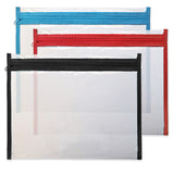 Sac à documents avec fermeture à glissière