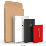 Enveloppes à soufflet à rondelle et ficelle - Fermeture Japonaise