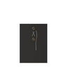 Coloured envelopes with string and washer closure Black 162 x 114 mm (C6)