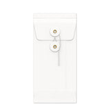 Enveloppes à soufflet à rondelle et ficelle - Fermeture Japonaise